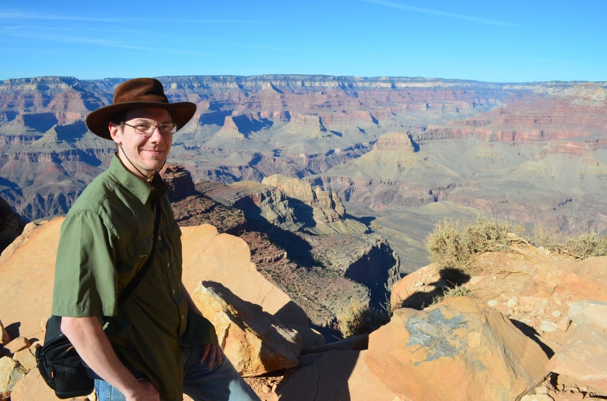 Isaac emery at the grand canyon