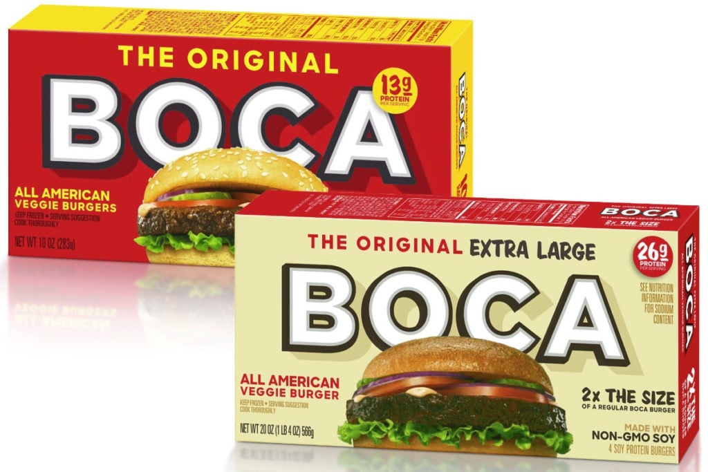 Boca burger boxes