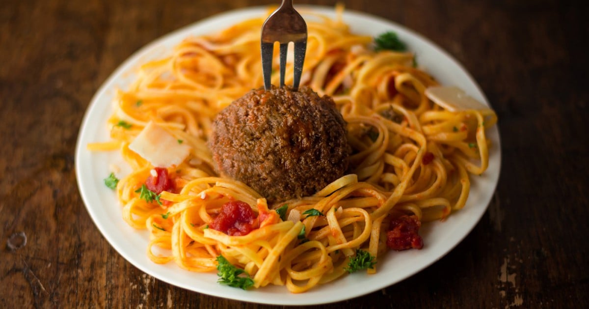 Clean meat meatball