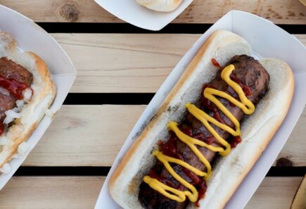 Plant-based hot dogs