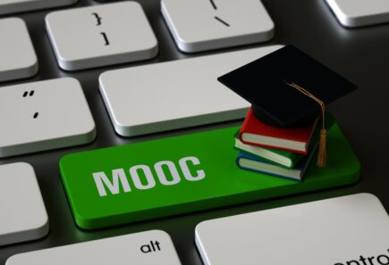 Keyboard with green mooc key