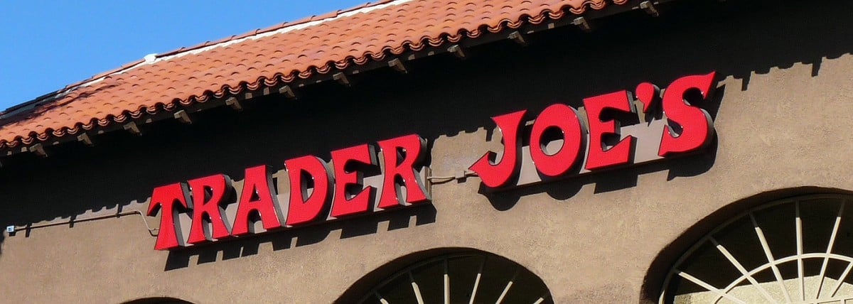 Trader joe's sign