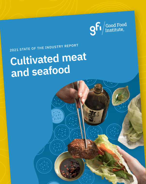 Cultivated meat 8 2021 cultivated meat and seafood state of the industry report cover