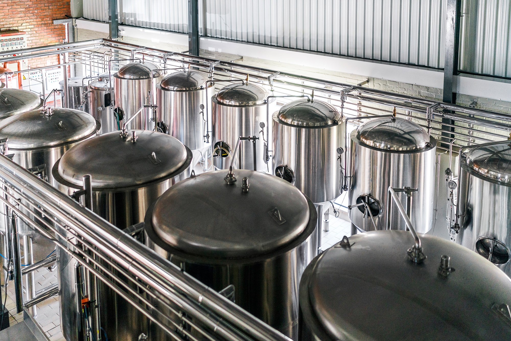 Stainless steel tanks for fermentation