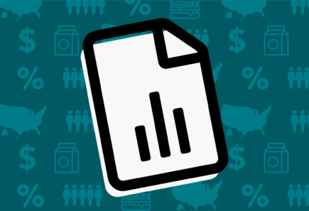 GFI banner with retail data icon pattern