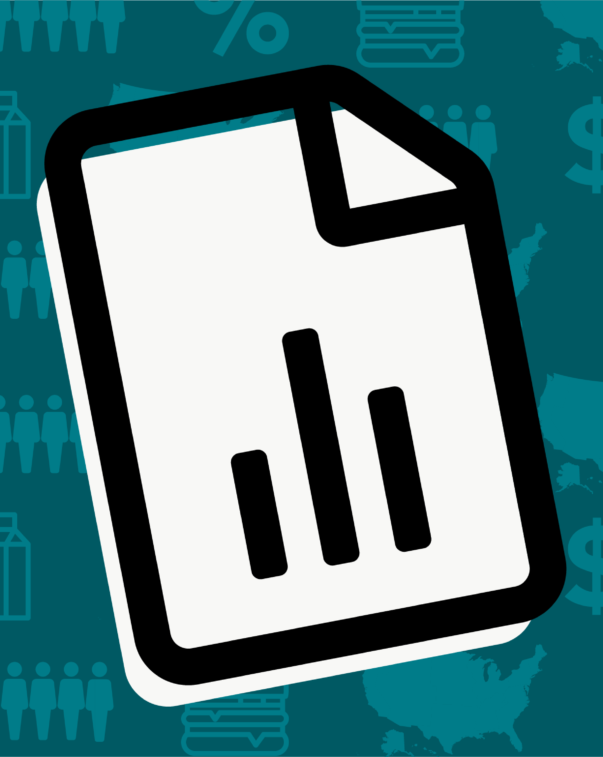 GFI banner with retail data icon pattern