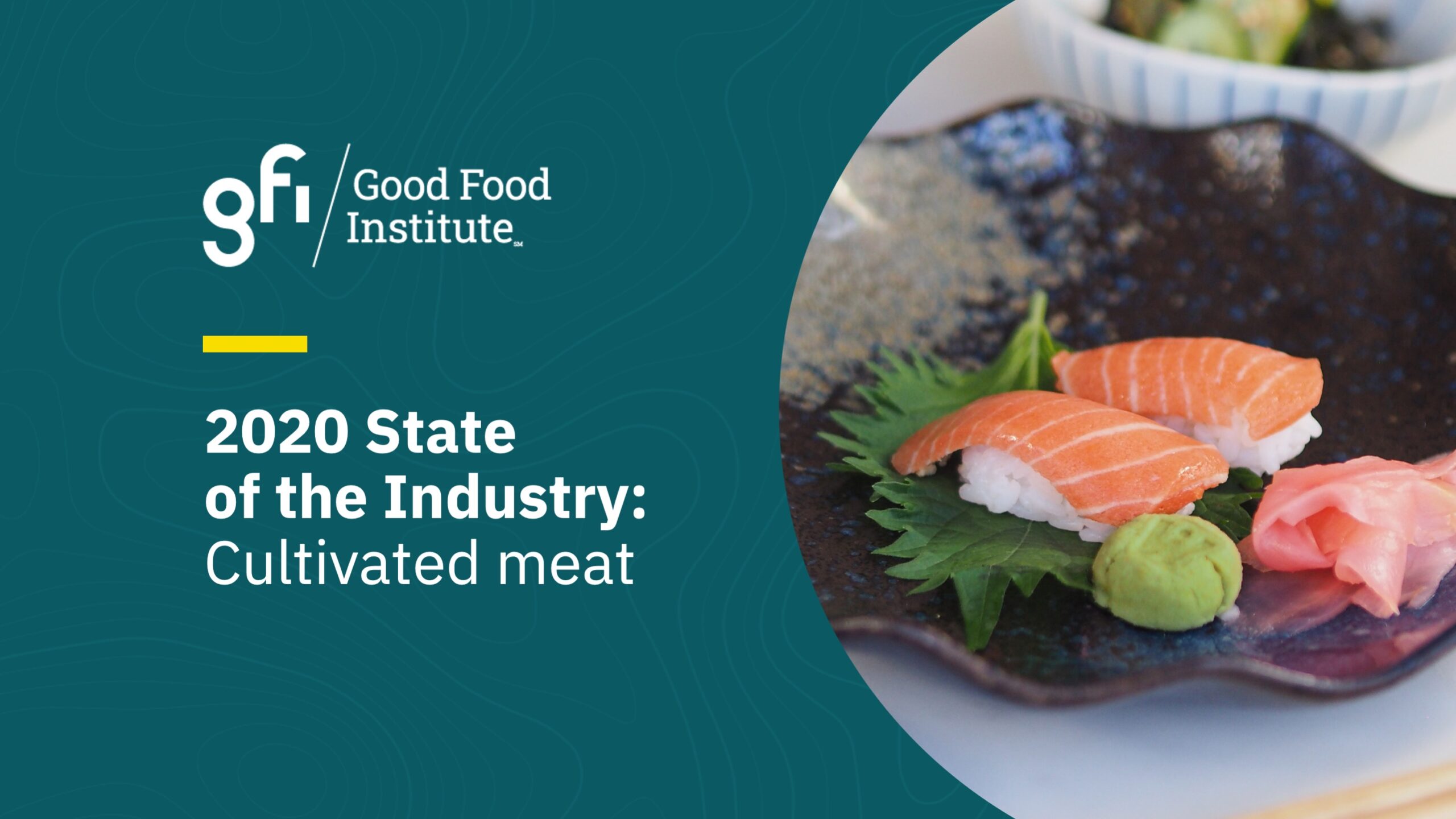 State of the industry report: cultivated meat 7 Title slide from the cultivated state of the industry report webinar