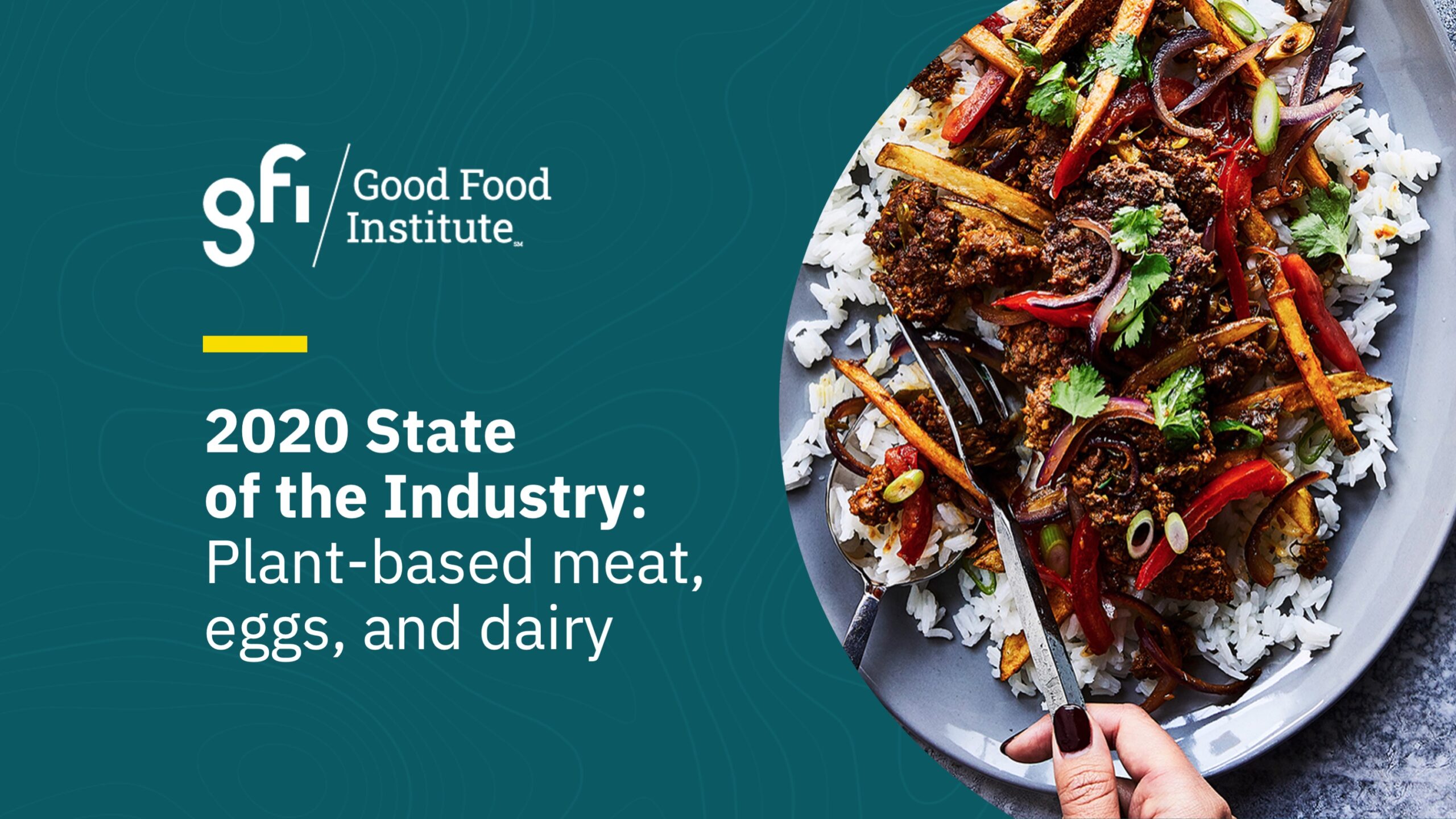 State of the industry report: plant-based meat, eggs, and dairy 8 Screenshot of gfi’s plant-based webinar