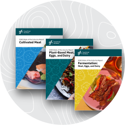 Industry 2 Thumbnail image of 2020 state of the industry reports for plant-based, fermentation, and cultivated meat