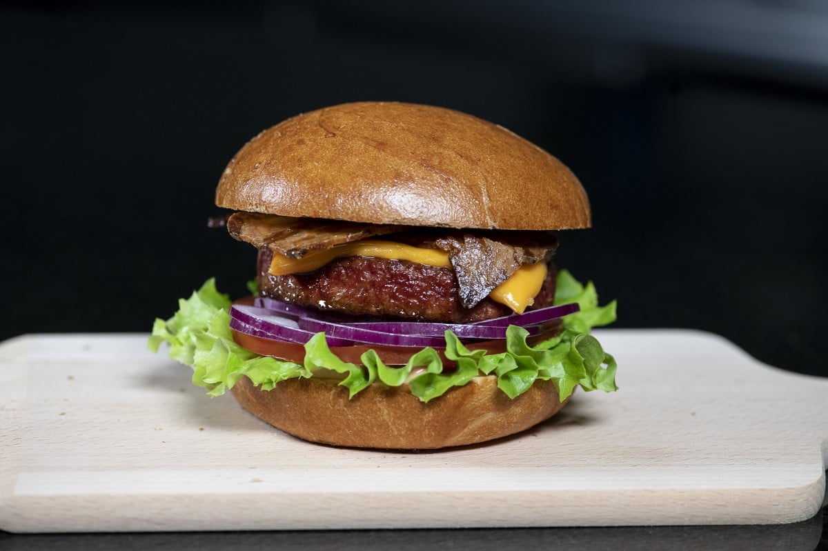 Nestle pb triple threat plant-based burger