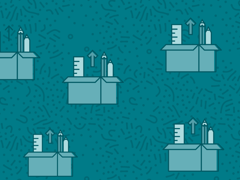 Education and workforce development 7 An illustration of classroom tools including pencils and a ruler