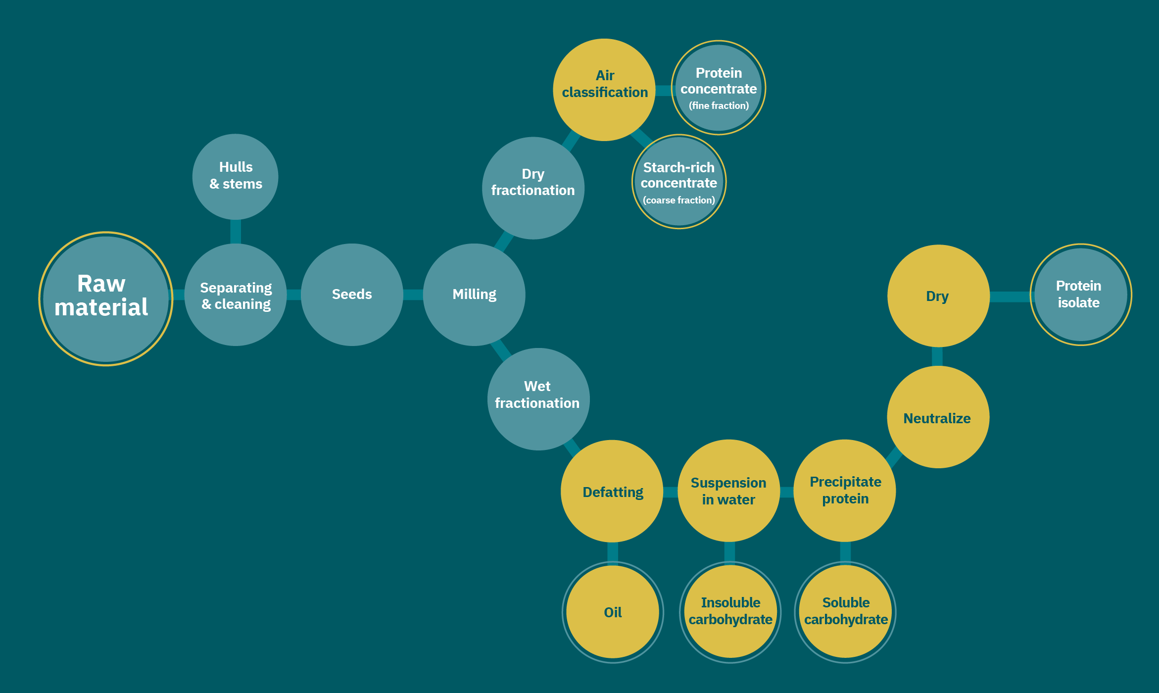 Proteins and derivatives supplier: providing plant-based proteins (pea,  wheat, corn, the potato and green chlorella)