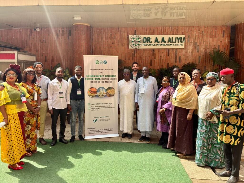 Group of high-level stakeholders gather together at the GFI-funded, first-ever national summit on alternative proteins in Abuja, FCT.