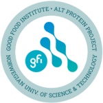 App map 21 Norwegian university of science and technology alt protein project logo gradient solid badge