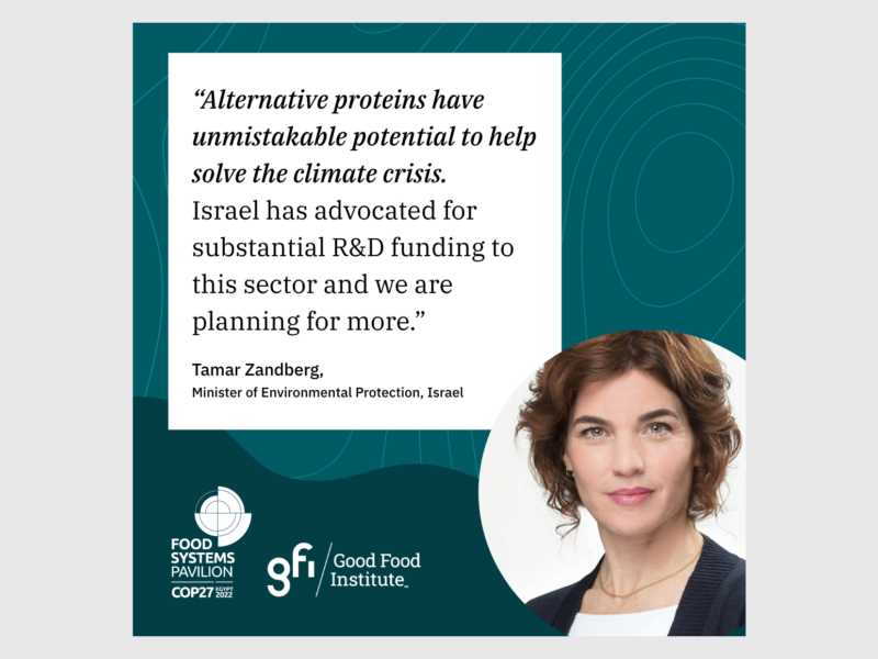 Tamar zandberg shares how israel has invested in alt protein r&d