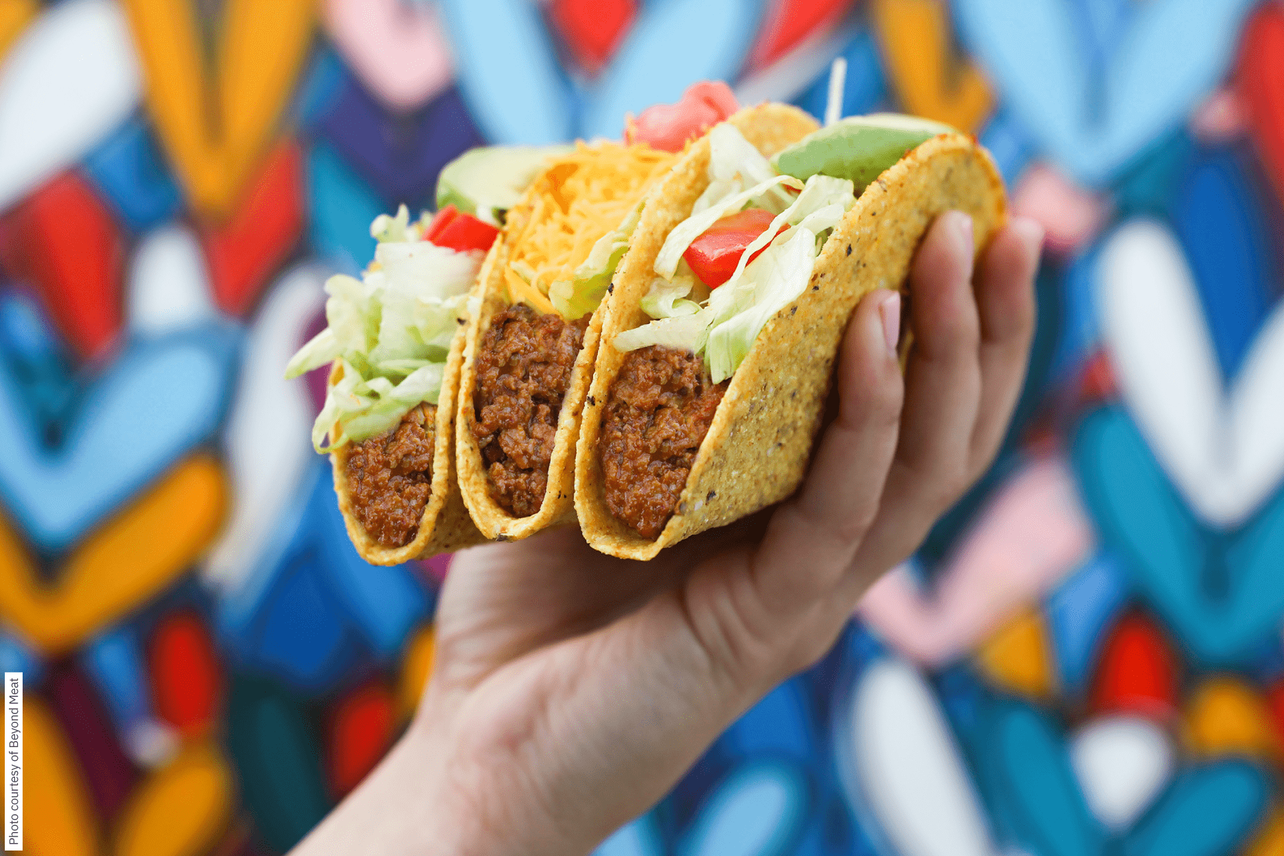 A photo of alt protein tacos