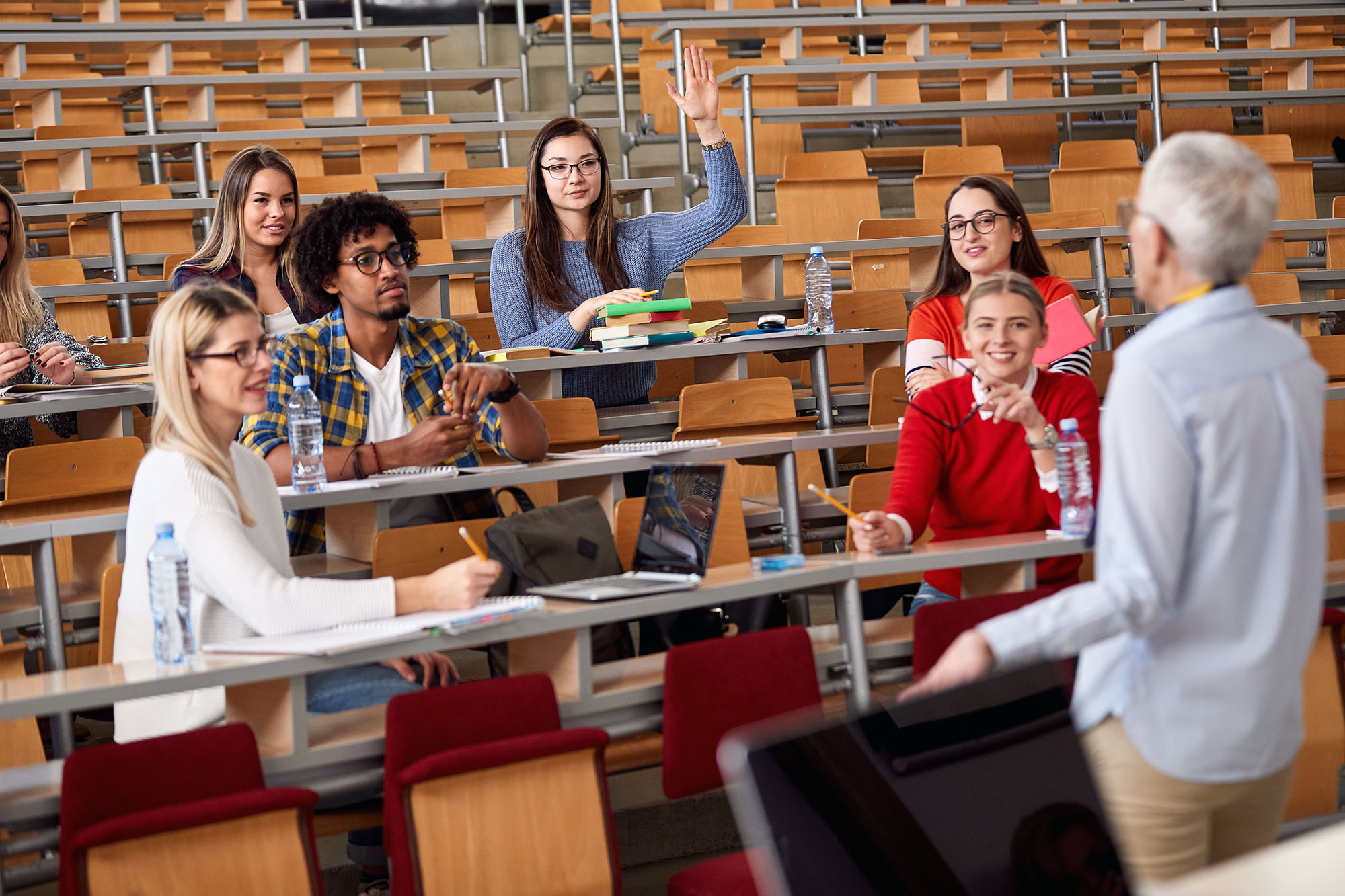 Classroom of students