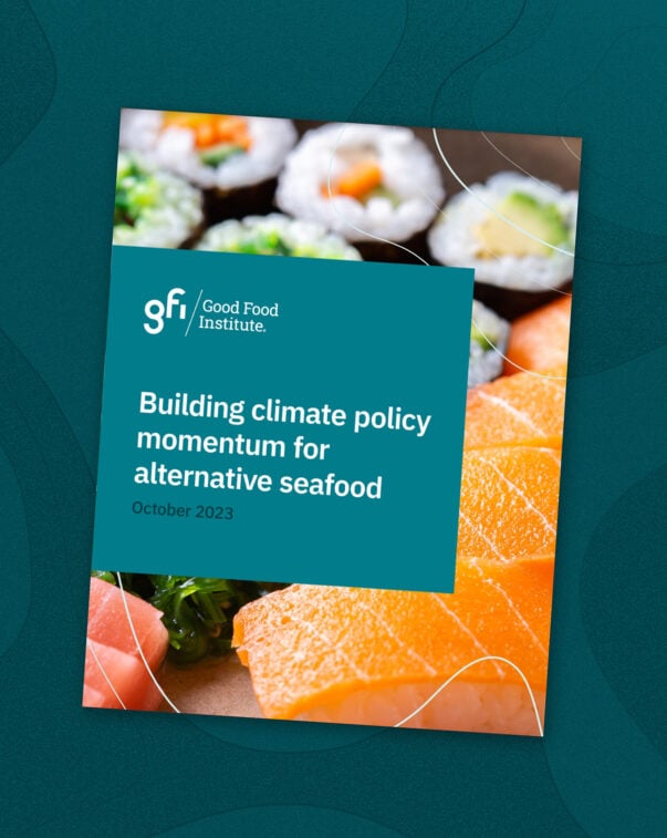 Building climate policy momentum for alternative seafood cover