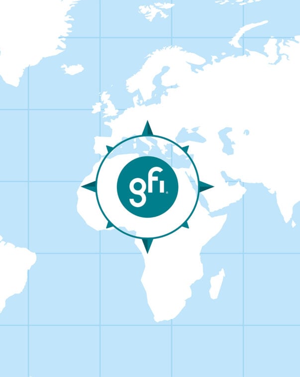 Make alternative proteins part of your climate story 6 Gfi alternative protein ecosystem map icon overlaid on an illustration of a world map