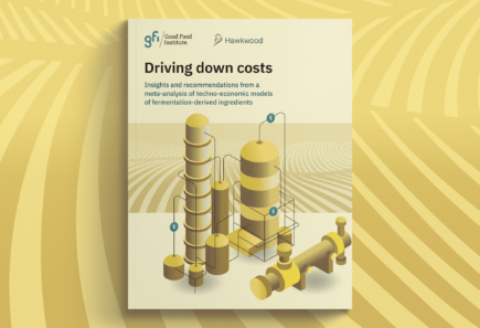 Driving down costs for fermentation ingredients: recommendations from techno-economic data report cover