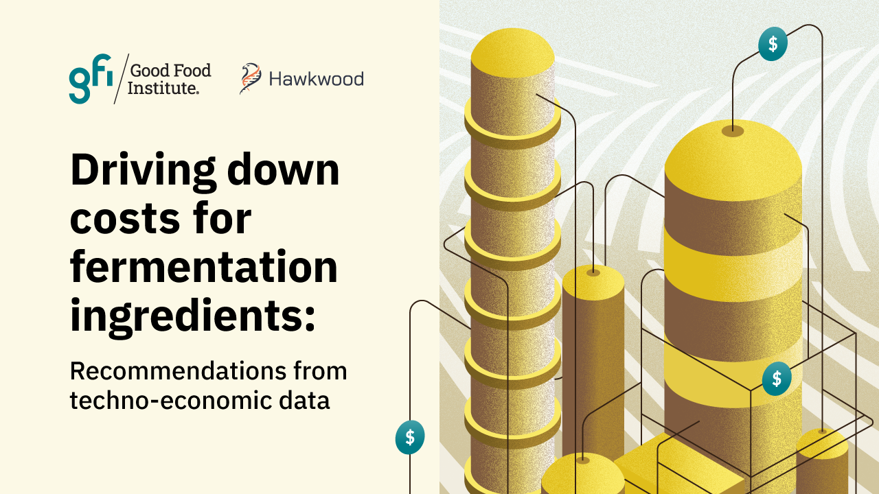 Techno-economic insights on fermentation ingredients 3 Driving down costs for fermentation ingredients: recommendations from techno-economic data
