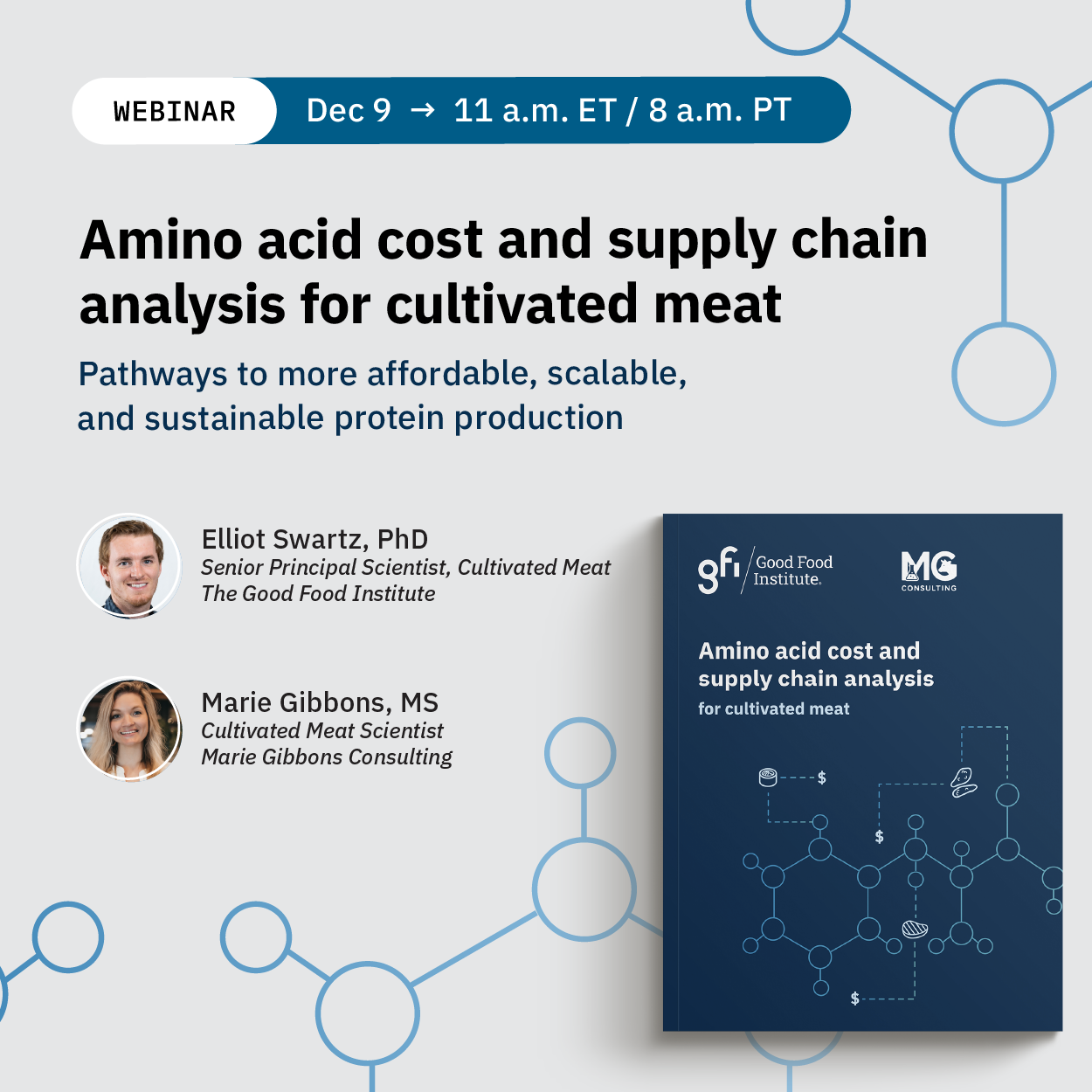 Amino acid cost and supply chain analysis for cultivated meat webinar