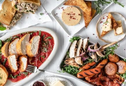 A spread of fermentation-derived foods