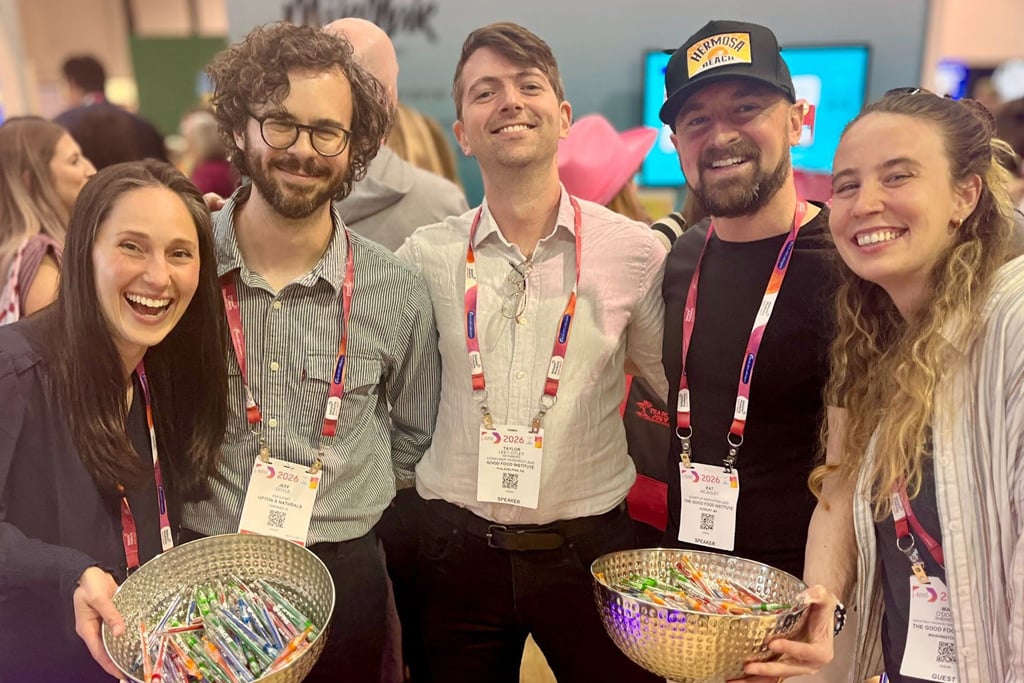 Gfi team members meet-up with plant-based food association employees at expo west 2026