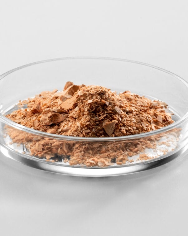 Closeup of ingredients made via fermentation